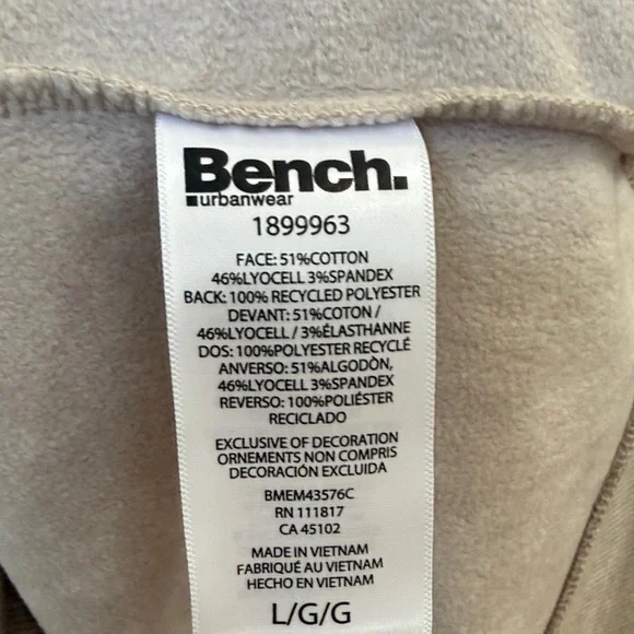 Bench Men's Tan Crewneck Sweater - Picture 5 of 7